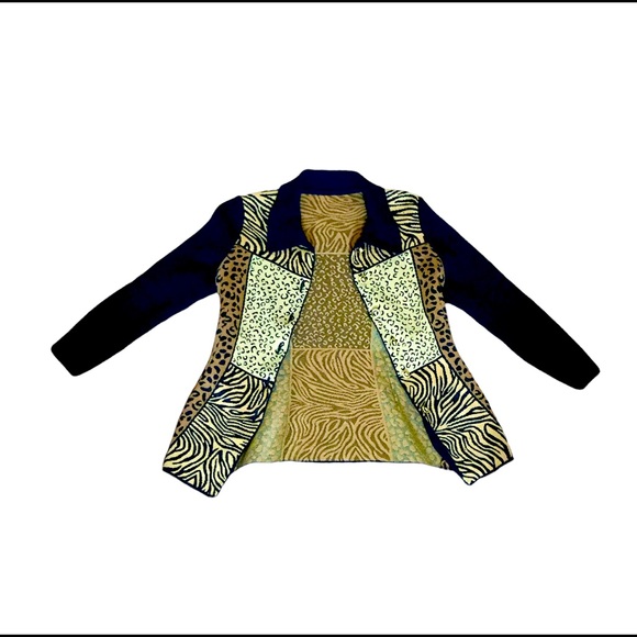 Small ESCADA lightweight animal print cardigan - Picture 2 of 6